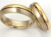 The Balance Ring: Elegant, simplicity, symbolizing the balance of the union of two contrasting half's.